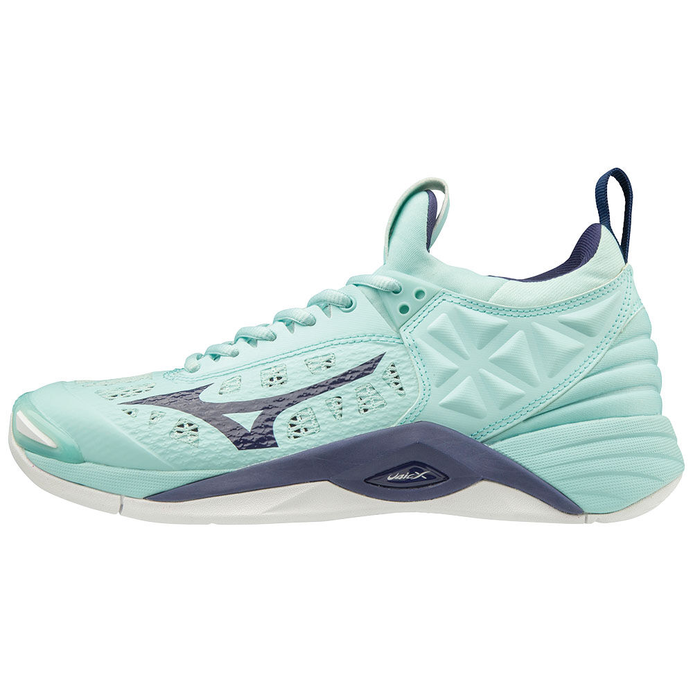 Scarpe Volley Mizuno WAVE MOMENTUM Donna - Blu Bianche - 84275-ZOMU